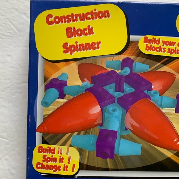 Grant & Bowman Construction Block Spinner Toys 4 Boxes New - Picture 2 of 5